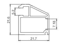 Load image into Gallery viewer, Bevel Surface Narrow Glass Frame Door Profile

