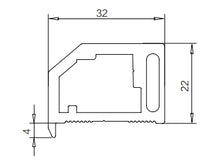 Load image into Gallery viewer, New Hidden Frame Glass Door Profile For Salice Hinge
