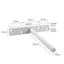 Load image into Gallery viewer, Invisible Floating Shelf Bracket (single support rail)
