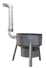 Load image into Gallery viewer, Country Style Charcoal and Wood Stove
