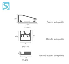 Load image into Gallery viewer, Luxury Glass Frame Door
