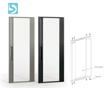 Load image into Gallery viewer, Luxury Glass Frame Door
